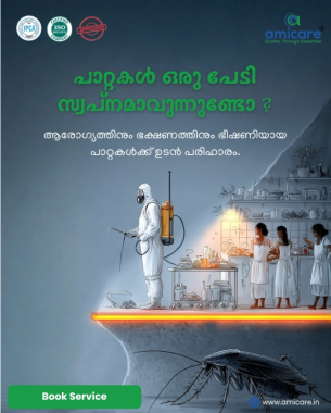 Pest control solutions vyttila Kochi,Pre construction treatment Vyttila Kochi,Amicare services Vyttila Kochi