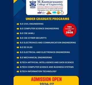 Engineering College in punjai thottakurichi tamil nadu,Autonomous engineering institute in punjai thottakurichi tamil nadu ,NAAC NBA Programs in punjai thottakurichi tamil nadu,M Kumarasamy College of Engineering 