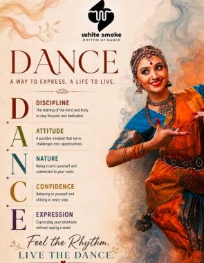 Dance school in thrissur,Free dance classes in thrissur,Dance academy in thrissur,Classical dance classes in thrissur,White Smoke Rhythm of Dance 
