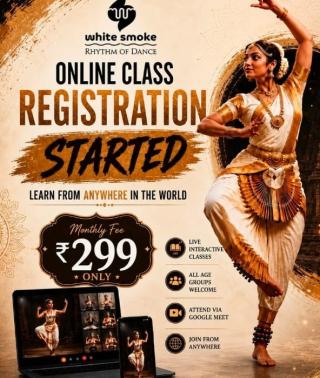 Dance school in thrissur,Free dance classes in thrissur,Dance academy in thrissur,Classical dance classes in thrissur,White Smoke Rhythm of Dance 