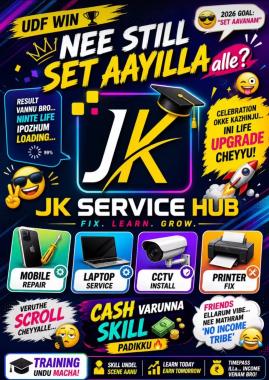 Mobile phone repairing institute charummoodu, mobile phone repairing institute kayamkulam, mobile phone repairing institute kattanan, J K service hub 