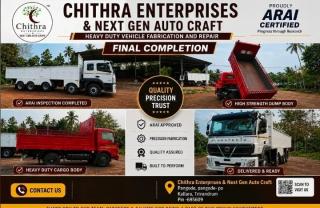 Truck and Tipper body building in pangode kallara trivandrum,Truck and Tipper body fabrication in pangode kallara trivandrum,Chithra Enterprises & Next Gen Auto Craft 