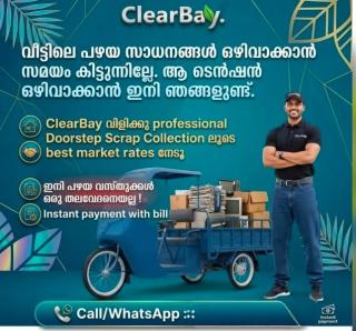 Doorstep scrap collection in kochi, Doorstep scrap collection in kerala,ClearBay 