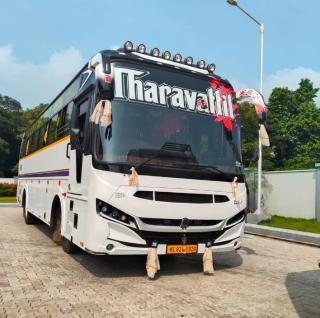 Tourist bus service in oyoor kollam,Tourist bus booking in oyoor kollam,Tharavattil TravelHub 