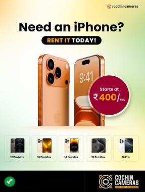 Camera Rentals in kochi,Camera buying and selling in kochi,Used Camera buying and selling in kochi,I Phone rental in kochi,Cochin Cameras 
