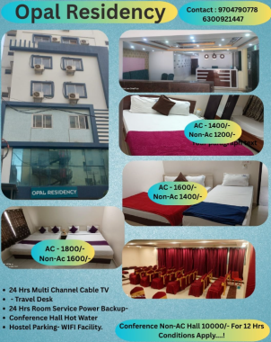 Banquet hall Nampally Hyderabad,Hotel in Nampally Hyderabad,Opal residency nampally hyderabad