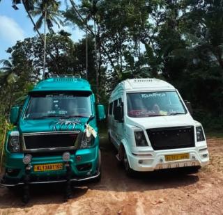 Traveller service in mambaram kannur,Traveller booking in kannur mambaram,Tour operator in mambaram kannur, Rudhra Travel Hub