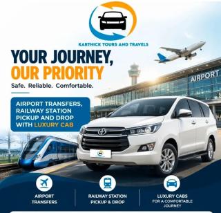 Taxi service in coimbatore,Cab service in coimbatore,Travel agent in coimbatore, Karthick Tours and Travels  