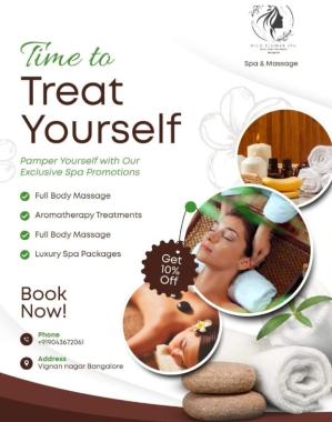 Spa in vignan nagar bangalore,Massage center in vignan nagar bangalore, Body pain relief treatment in vignan nagar bangalore, Wild Flower Spa 