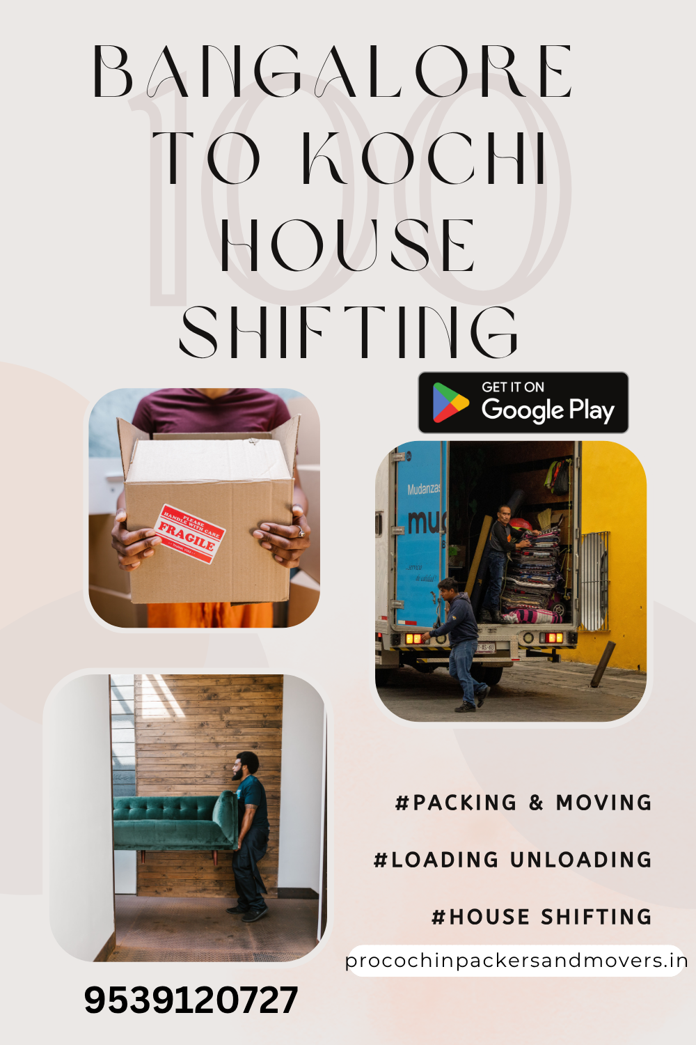 Bangalore to Kochi Packers Movers 