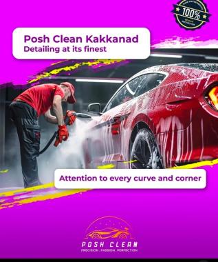 Car wash in kakkanad kochi,Car detailing in kakkanad kochi,Posh Clean 