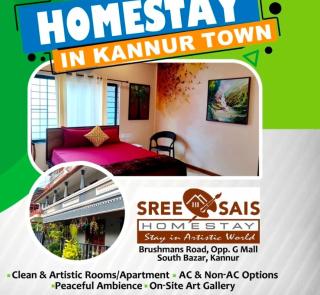 Homestay in kannur,Stay in kannur,Sree Sai Homestay 