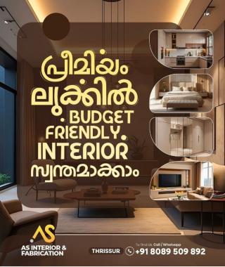  Interior Design Studio in thrissur, Interior Design work in thrissur,Custom Fabrication work in thrissur,AS Interior & Fabrication 