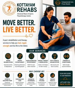Neuro and sports physiotherapy centre in thellakom kottayam,Physiotherapist in thellakom kottayam,Homestay Rehab in thellakom kottayam,Kottayam Rehabs 