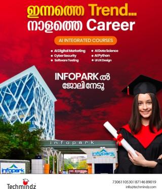  Software Training Institute in kakkanad kochi,Data Science Data Analytics Digital Marketing UI/UX Cyber Security Python and DevOps courses in kakkanad kochi,Techmindz 