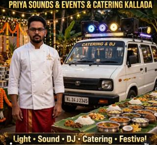 Light and sound kallada, Event management wedding planer kallada, wedding planer kallada, catering service kallada, Priya light and sound event management  kallada kollam