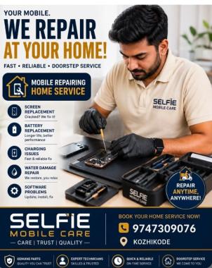 Mobile repair service in calicut,Door step mobile repair service in calicut,Mobile repair home service in calicut,Selfie Mobile Care 