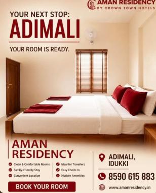  Residency in Adimali Idukki,Stay in Adimali Idukki,Hotel rooms in Adimali Idukki, Aman Residency  