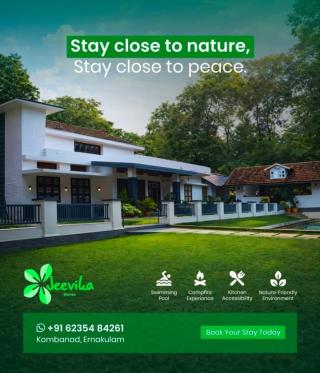 Homestay in kodanad malayattoor,Pool villa in kodanad malayattoor,Stay in kodanad malayattoor,Jeevika Haven Homestay 