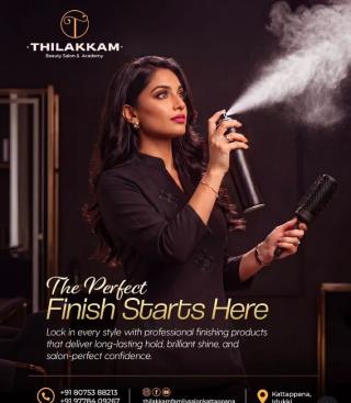 Bridal Makeup Studio in kattappana, Family Salon in kattappana,Unisex salon in kattappana,Thilakkam Bridal Makeup Studio & Family Salon 