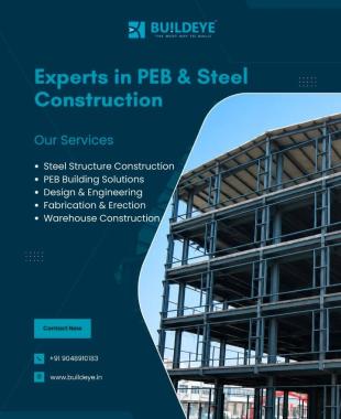 Steel construction contractor in tirurkkad perinthalmanna,Construction company in  tirurkkad perinthalmanna,  PEB Space Frame 2D & 3D structural solutions in tirurkkad perinthalmanna,Buildeye structure LLP tirurkkad 