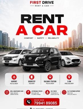 Car rental in thaliparamba kannur,Airport pickup and drop service in thaliparamba kannur,Rent a car in thaliparamba kannur, Doorstep delivery in thaliparamba,First Drive Rent A Car  