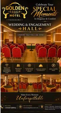 Hotel in vadakara,Stay in vadakara,Restaurant in vadakara,Banquet hall in vadakara,Hotel room in vadakara,Golden Couch Hotel 