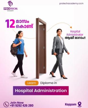 Educational institution in koppam, Operation theatre and Anaesthesia technology Hospital administration Office administration Fashion designing Courses in koppam,Protech Academy 