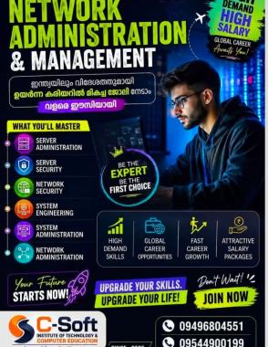 Computer Training School in pala,AI Intergrated Professional Trianing in pala,IT Software Accounting Networking Multimedia Animation Courses in pala, C Soft Institute of Technology & Computer Education 