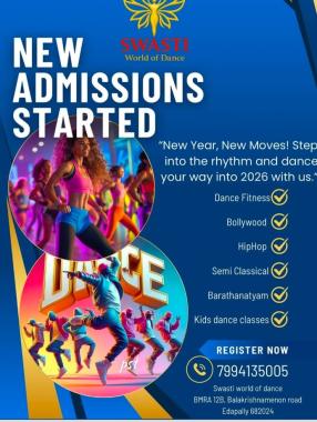 Dance school in edappally kochi, Dance Training in edappally kochi,Dance Fitness in edappally kochi,Fusion  Western dance classes in edappally kochi, Swasti World of Dance 