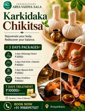 Ayurveda Hospital in aryankavu kochi,Ayurvedic healthcare Panchakarma therapies Postnatal care in  aryankavu kochi,Hair Skin treatments in aryankavu kochi,Ennakkathara Arya Vaidya Sala 