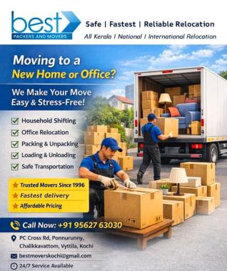  Packers and Movers in kochi,Home Shifting Office Relocation Vehicle Shifting Packing and UnpackingLoading and Unloading in kochi,Best Packers and Movers