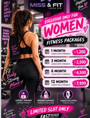 Ladies Gym in kuttiady cheriya kumbalam,Physical Fitness center in kuttiady cheriya kumbalam,CrossFit training Personal training in kuttiady cheriya kumbalam,Miss & Fit Ladies Gym 