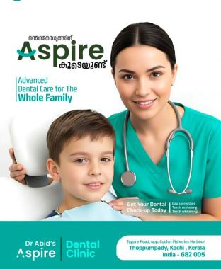 Dental Clinic in thoppumpady kochi,Dentist in  thoppumpady kochi,Dental Treatment in  thoppumpady kochi,Dr Abid’s Aspire Dental Clinic