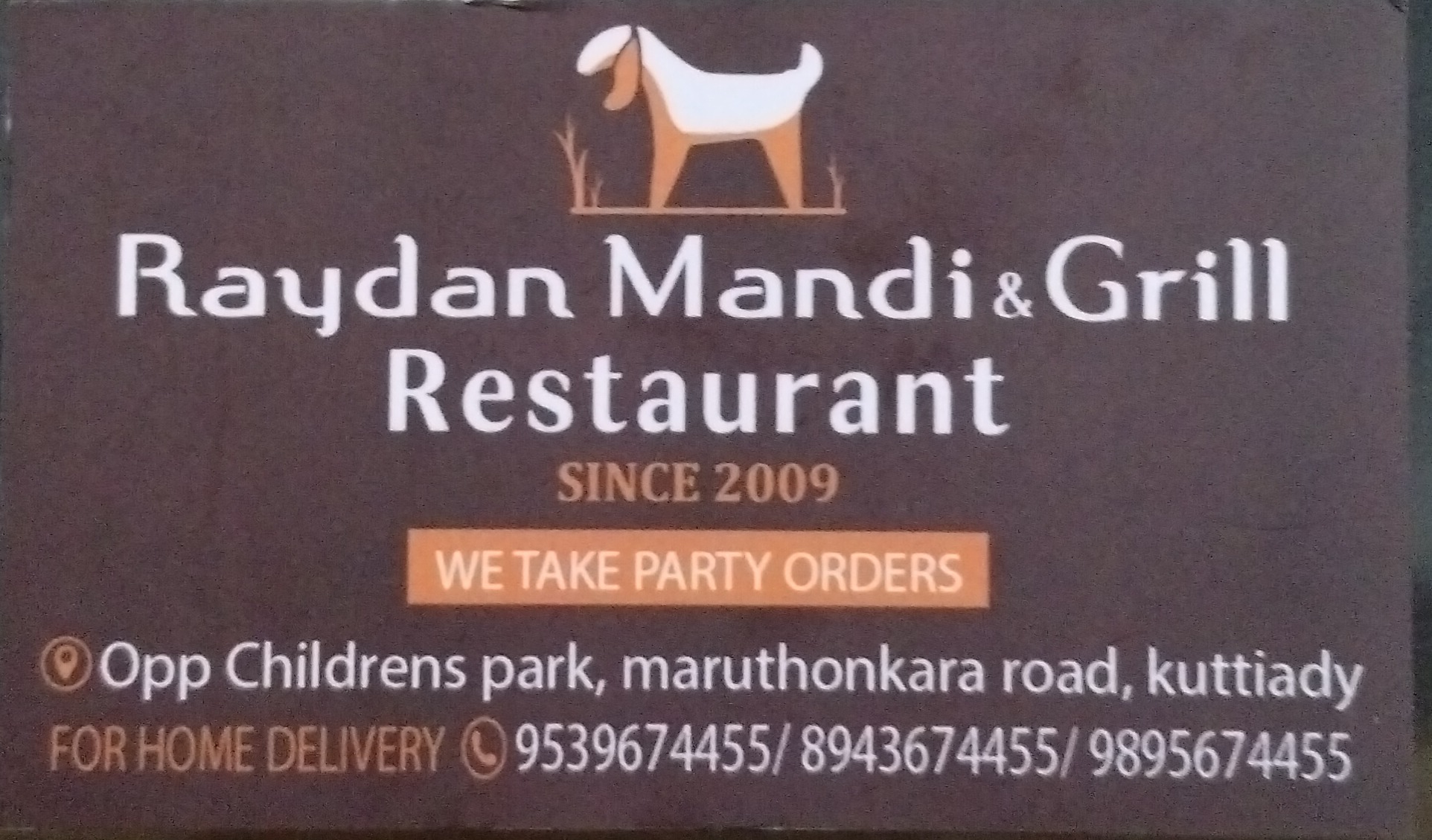 Raydan Mandi &Grill : delivery available