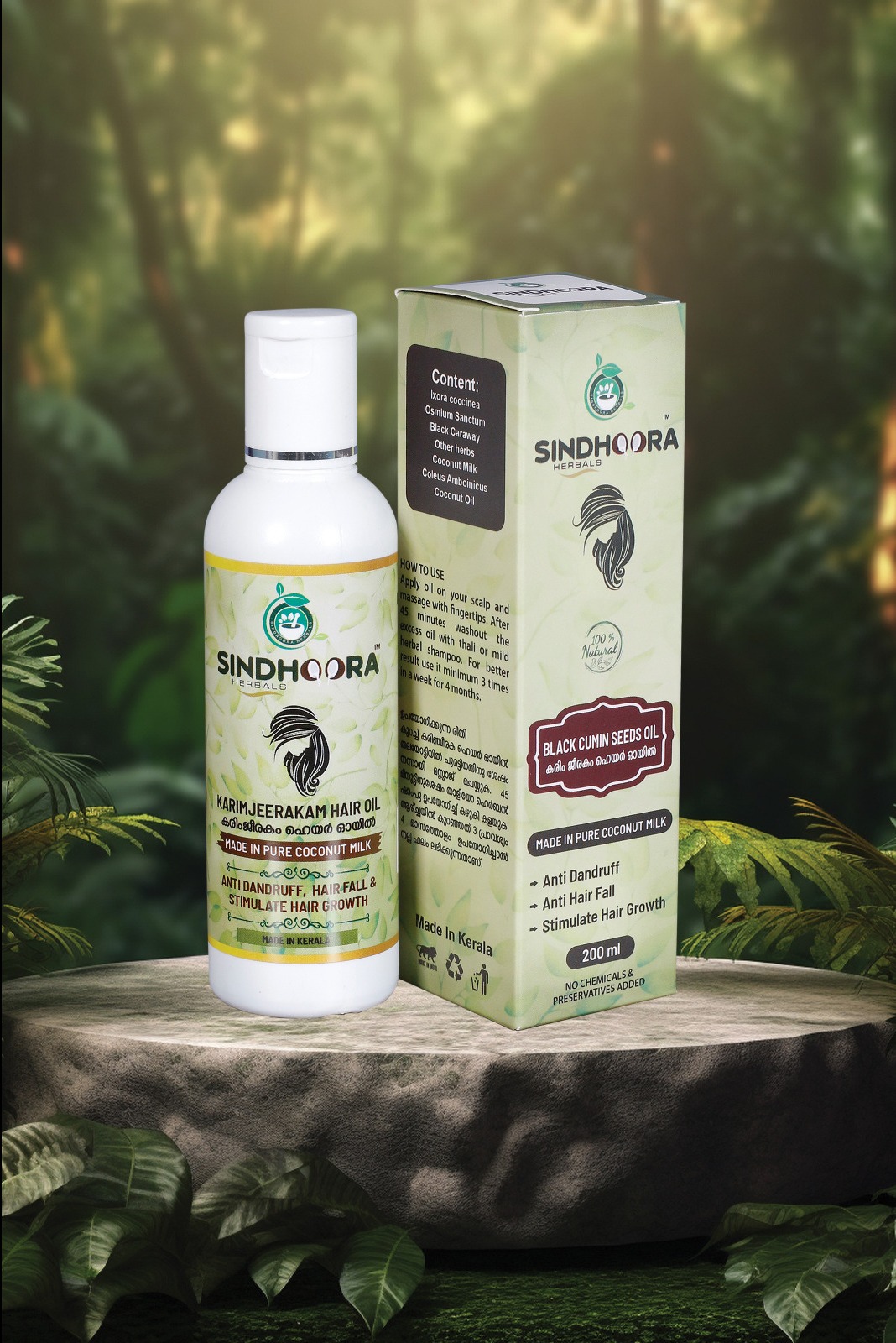 Karimjeerakam hair oil , delivery available