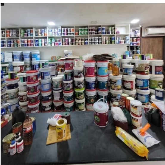 Paint Shop Kallachi-Interior & Exterior: Indora Associates