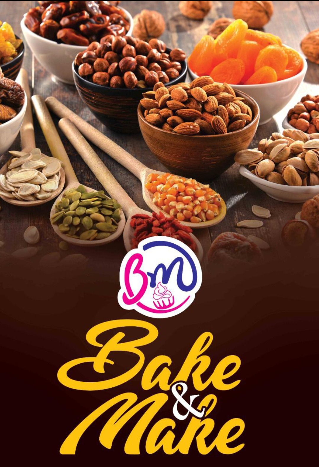 Baking items  Bakery raw materials dry fruits nuts kallachi nadapuram :Bake and Make