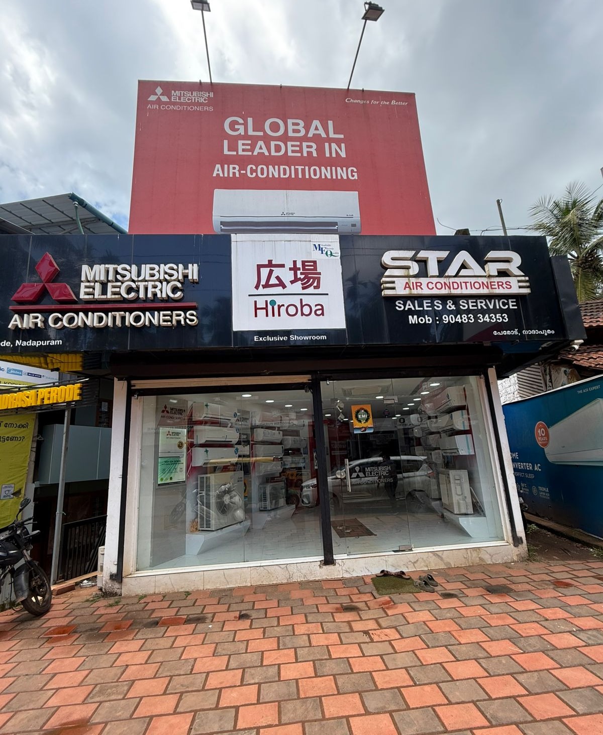 Best AC showroom calicut thondayad, Mitsubishi, Panasonic, Carrier, general, Star air conditioners 