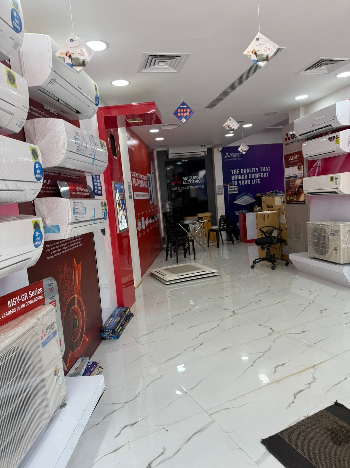 Best AC showroom calicut thondayad, Mitsubishi, Panasonic, Carrier, general, Star air conditioners