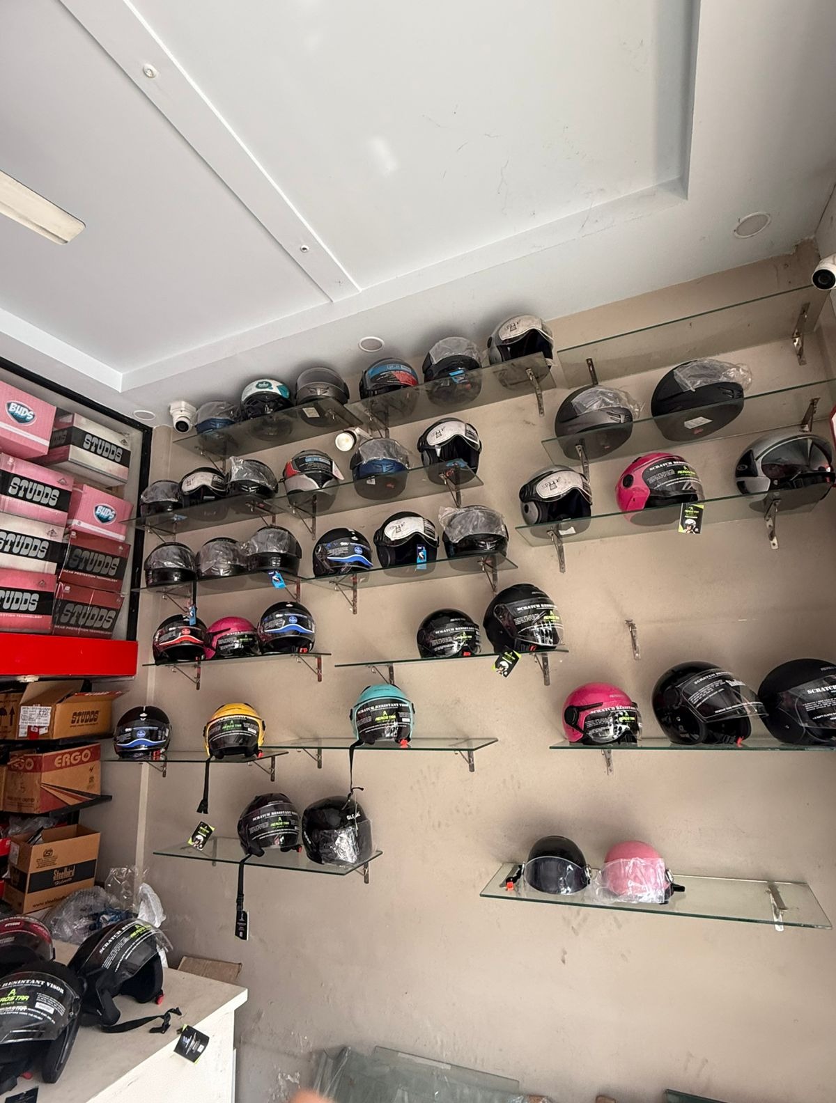 Helmet shop ,Two Wheeler Spare Parts, Bike Accessories Thalassery : Spare World	
