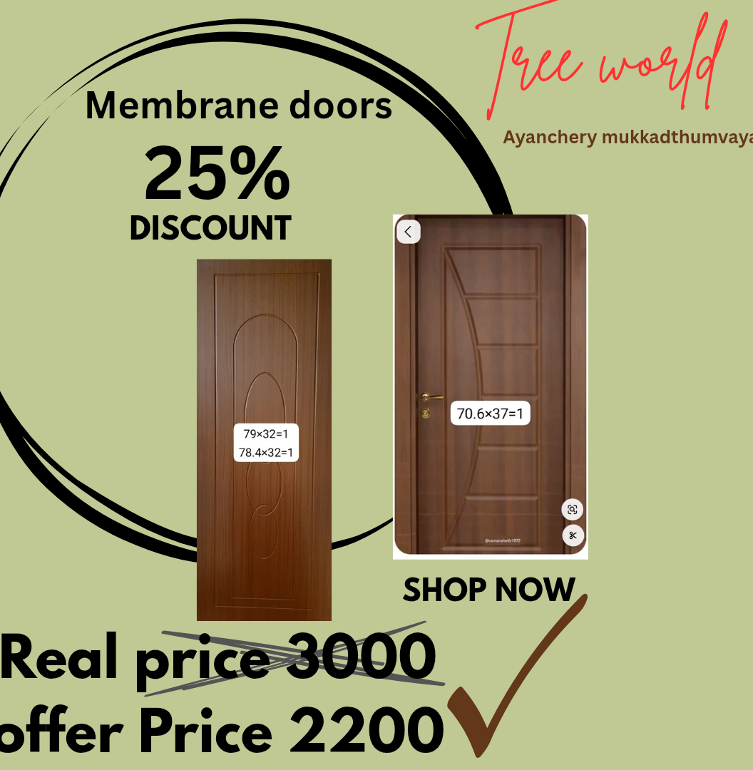 Thekk Door, Window Frame, Membrane Door Ayanchery, Mukkadathumvayal : Tree World
