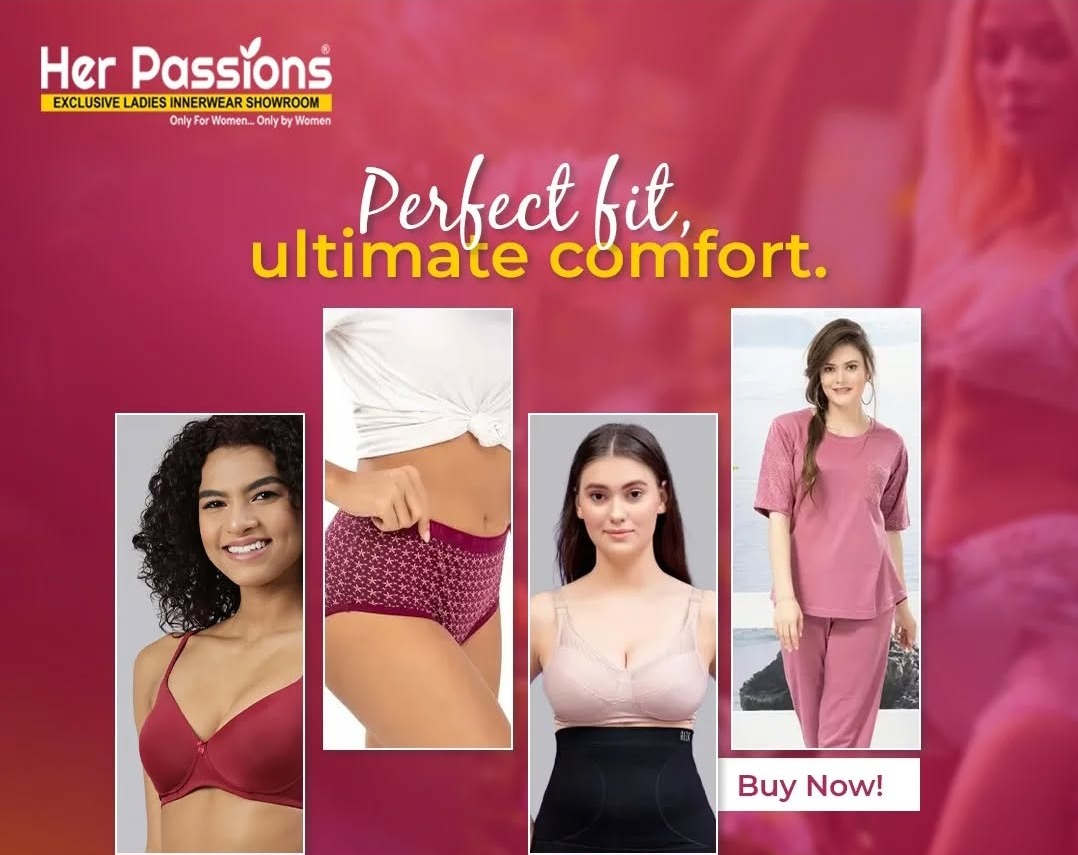 innerwear shop vadakara, lingerie shop,Her passions 