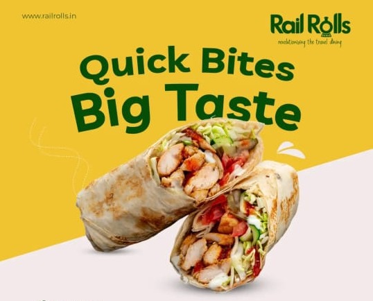 Rail Rolls, Wrapped Fresh Travel Dining Ernakulam,Calicut
