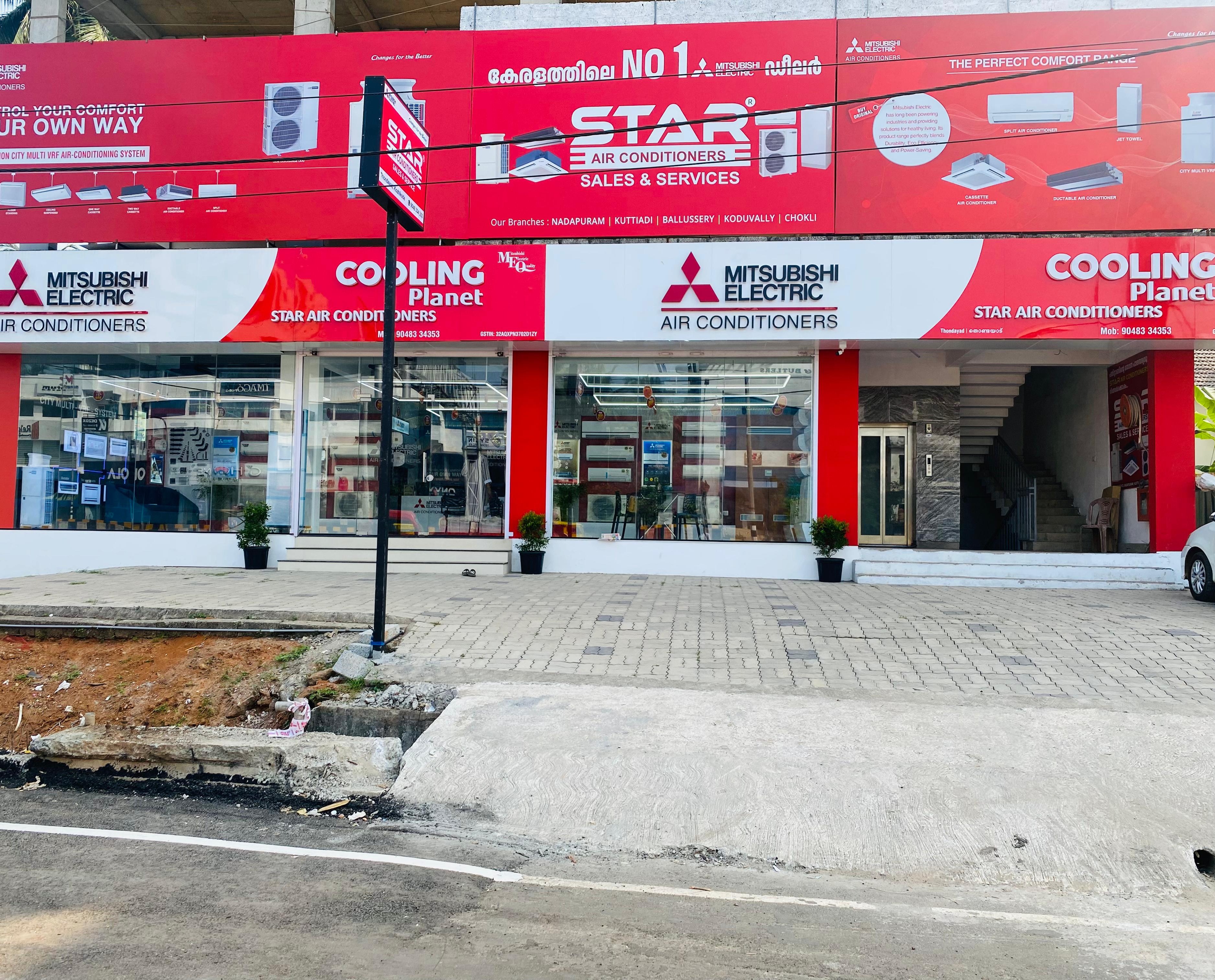 Best AC showroom calicut thondayad, Mitsubishi, Panasonic, Carrier, general, Star air conditioners 