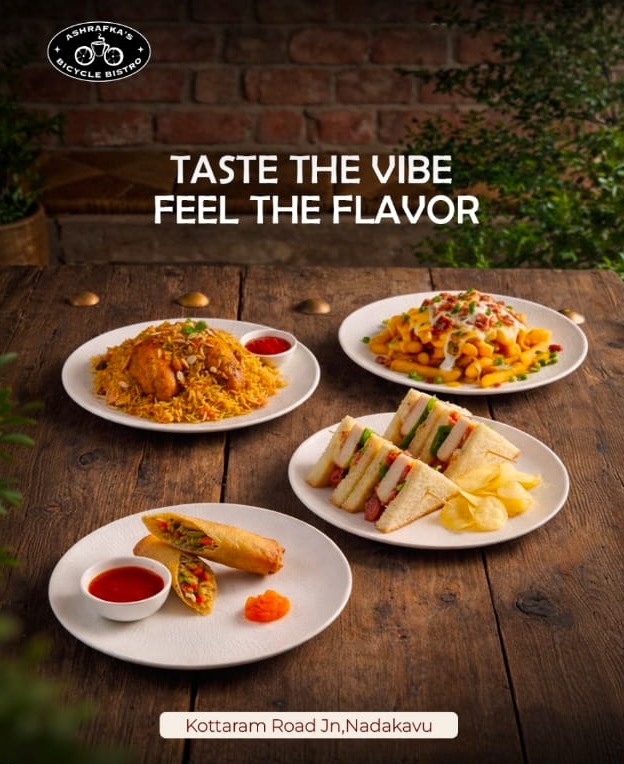 Restaurant Nadakavu Calicut,Cafe Nadakavu Calicut,Food Spot Nadakavu,Ashrafkas Bycle Bistro  