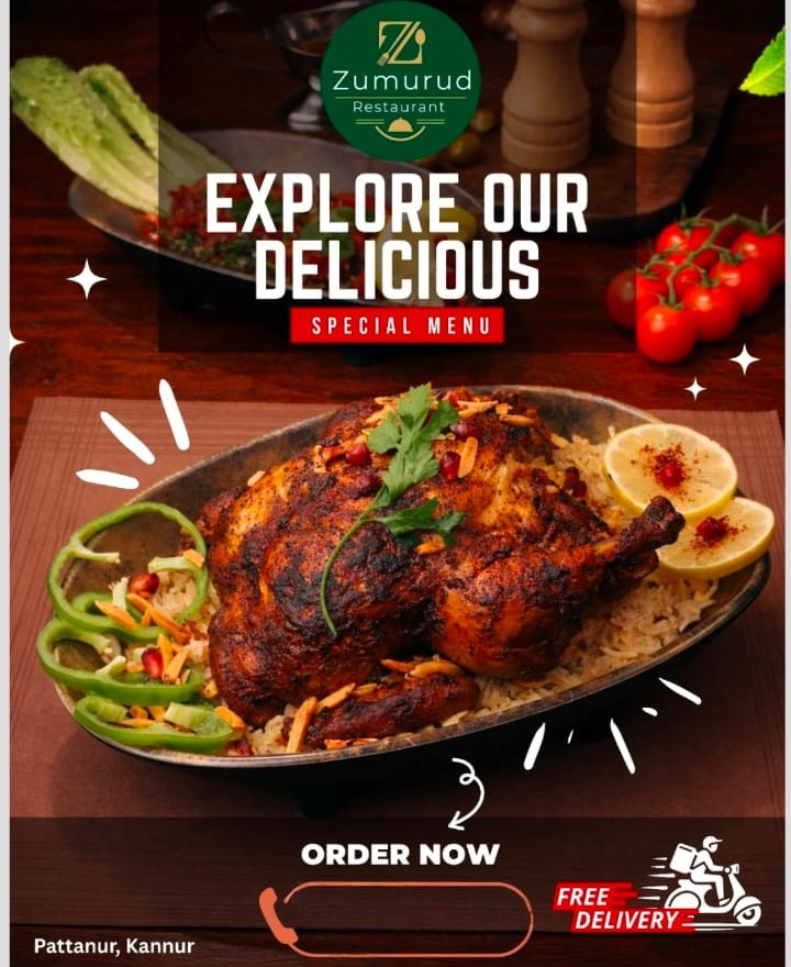 Restaurant Pattanur Kannur,Food Spot Pattanur Kannur,Zumurud Restaurant 