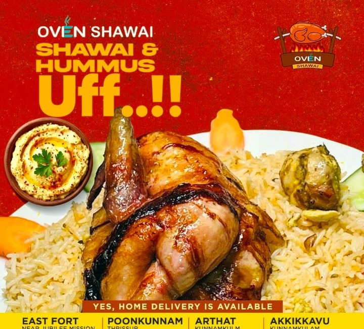 Restaurant Poonkunnam Thrissur,Shawai Spot Poonkunnam Thrissur,Oven Shawai