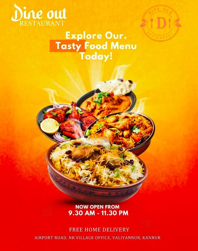 Restaurant Valiyannur Kannur ,Food Spot Valiyannur Kannur ,Dine Out Restaurant 