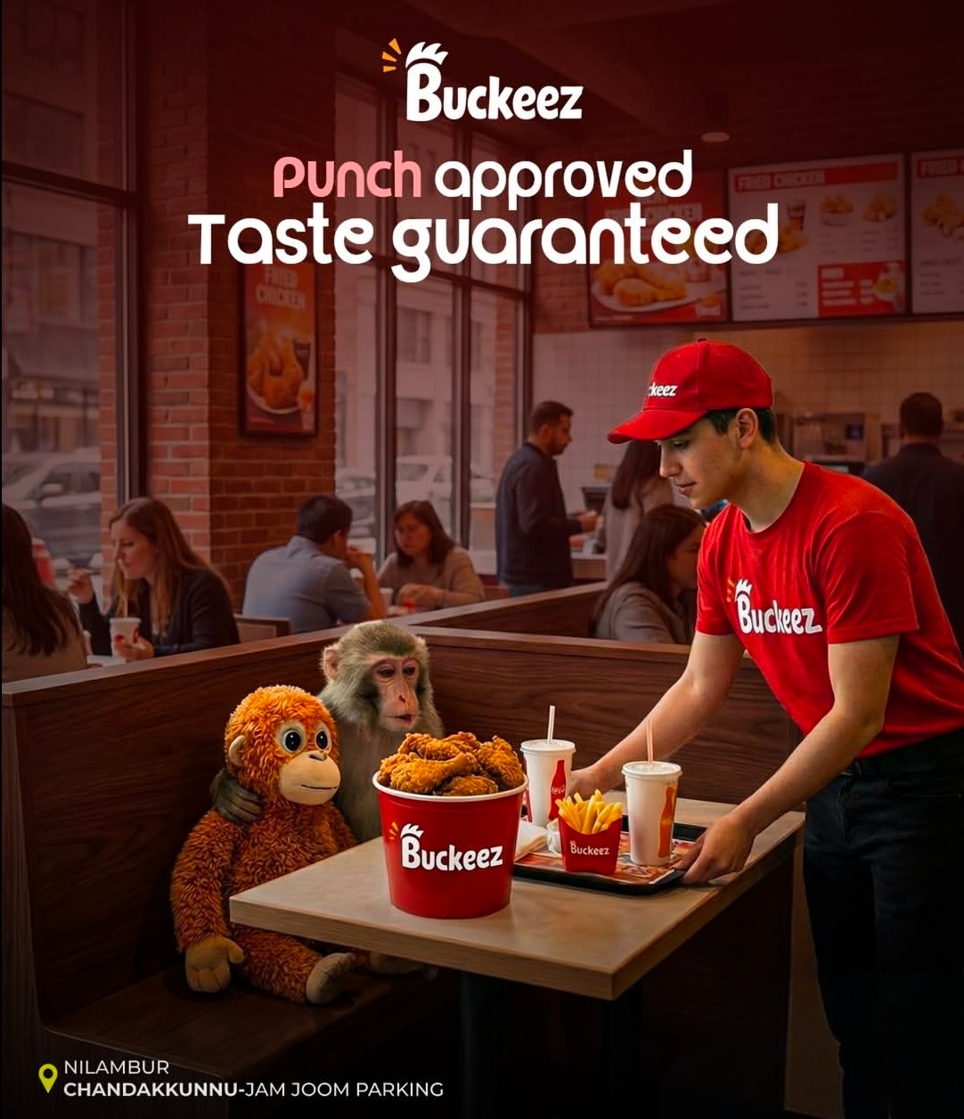 Cafe Nilambur,Fried Chicken Spot Nilambur, Food Spot Nilambur,BucKeez 